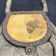 WWI Era UNIQUE BAG Butterfly Under Glass w Chatelaine Post EDWARDIAN Early 1920s picture
