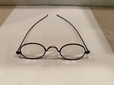 Antique 1800s Wire Frame Oval Glasses picture