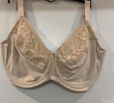 New Ex M&S Non-Padded Underwired Minimiser Full Cup Bra 44H Almond picture