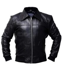 Men 100% Guarantee High Quality Leather Jacket Fashion Motorcycle Outerwear Coat picture