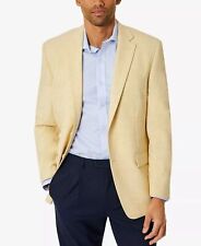 Club Room Men's Sport Coat Yellow 40S Classic-Fit Solid picture