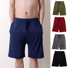 Men Soft Sleep Shorts Loose Lounge Shorts Sleep Pj Pant with Pockets L-8XL Short picture