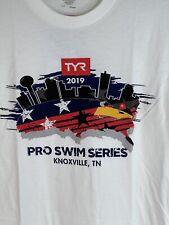 TYR T Shirt Unisex Med Crew Neck Pro Swim Series 2019 Knoxville TN USA Swimming picture