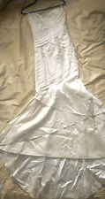Model Novias silk shantung mermaid wedding gown 1523 size 10 NWT boutique sample picture