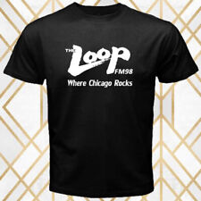 The Loop FM 98 Radio Men's Black T-Shirt Size S - 5XL picture