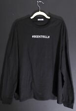 BEEN TRILL - L/S OVERSIZE EMBROIDERY T-SHIRT - BLACK M FITS XL HBA Hood By Air picture