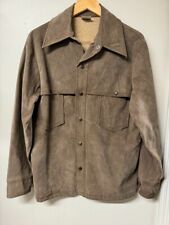 Vintage english squire jacket mens Medium Brown shacket sueded picture