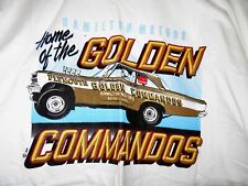 Vintage NOS Mopar Plymouth Golden Commandos T-shirt  Hamilton Motors Detroit XL picture