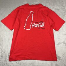 Vintage Enjoy Coca-Cola Las Veags Red T Shirt Mens Large Soda Drink picture