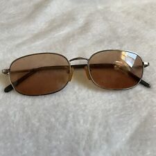 Vintage Kenmark Glasses Silver Oval Lense Trendy Retro 54-18-145 FRAMES ONLY picture