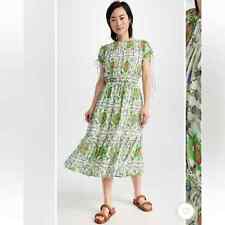 Tory Burch Carousel Silk Off The Shoulder Dress Size 12 NEW $578 picture