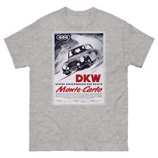 Vintage Advertising Cartolina DKW Monte Carlo Autounion T-Shirt picture