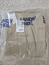 Lands’ end outfitters oeko-tex khaki pants straight leg NWT Size 14 picture