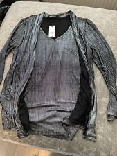 Ladies Top And Joint Cardigan Size 14 New Shimmer Smock  picture