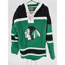 Old Time Hockey NHL Chicago Blackhawks Stitched Jersey Mens Sz XL Green Rare picture