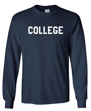 COLLEGE Animal House LONG SLEEEVE T-shirt - Frat Party University Faber Belushi picture
