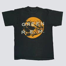 Vintage R.E.M. - Green  Short Sleeve Cotton Black All Size Shirt AH1209 picture