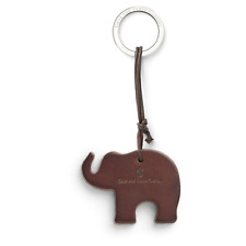Graf von Faber-Castell Leather Key Chain Elephant, dark brown - #118724 picture