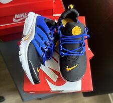 Size 1Y- Nike Presto (PS) Black/Laser Orange Racer Blue 844766-018 picture