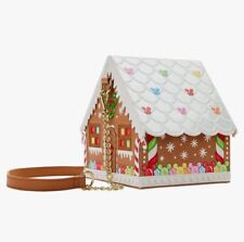 Loungefly X Stitch Shoppe Disney MinnieMouse Gingerbread House Crossbody Bag NEW picture