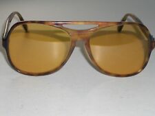 1960's VINTAGE B&L RAY-BAN POWDERHORN TORTOISE TRADITIONAL AMBERMATIC SUNGLASSES picture