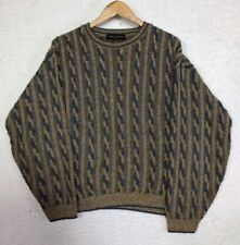 Vintage LIBERTY USA Men's Cable Knit Cotton Blend Sweater Size Small  picture