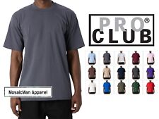 Pro Club Men's Heavyweight Plain Cotton Short Sleeve Crew Neck T-Shirt Big Tall picture