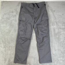 H&M Cargo Pants Mens 34x30 Gray Regular Fit Coupe Standard Drawstring Skater picture