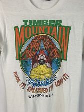 Vintage Timber Mountain T Shirt Single Stitch Lumberjack Theme Park USA 80s 90s picture