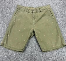 Prana Shorts Mens 36 Green Chino Hiking Outdoor 11” Inseam All Over Print Casual picture