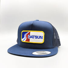 Datsun Hat, Nissan Vintage Trucker Hat, Retro Nismo Datsun Patch on Yupoong 6006 picture