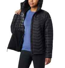 Columbia L107806 Womens Black Powder Lite Hooded Jacket Size XL picture
