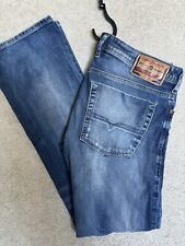 Diesel Industry Denim Jeans Mens 30x32 (Actual 32x31) ZATINY Bootcut DISTRESSED picture