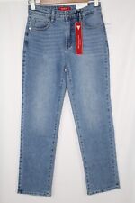 Guess Jeans Women's Jeannie High Rise Straight Jeans Medium Wash Stretch picture
