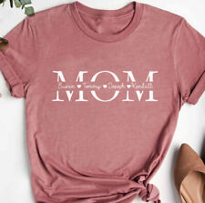Personalized Mom Gift Shirt, Custom Names Mother's Day Gift Shirt for Mom picture