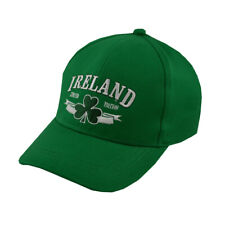 Green Irish Baseball Cap Ireland Shamrock Kids Cap 100% Cotton picture