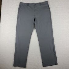 Callaway Pants Mens 38 x 32 Gray Straight Leg Performance Tech Golf Chino picture