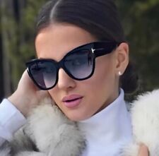 2023 New Tom Fashion Brand Designer Cat Eye Women Sunglasses Female Gradient Poi picture