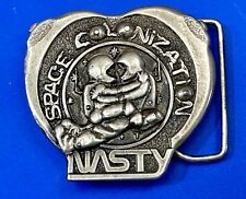Sexy SPACE Colonization  NASTY RAREST Theta Tau NASA belt buckle by Speccast picture