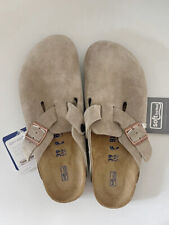 Birkenstock Boston Taupe Suede Leather new with box Narrow /US size 8  9 10 picture