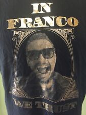 James Franco Men’s In Franco We Trust Black T Shirt Size XL picture