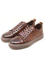 Barabas Men's Premium Leather Low Top Casual Sneaker 3SH21 picture