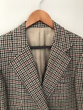Vintage Stanley Blacker Tweed Multicolor Houndstooth Blazer 42R Unique 🔥 picture