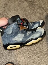 Size 12 - Air Jordan 6 Retro Washed Denim Used Condition picture