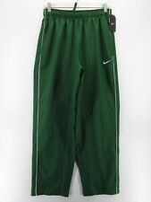 Nike Pants Men Medium Green Dri-Fit Baggy Loose Y2K Ankle Zip Logo Training NEW picture