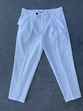 Brunello Cucinelli / GD pleated trouser in off-white /48 / 25” Inseam picture