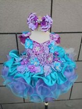 Jenniferwu Infant Toddler Baby Girl Handmade Beaded Birthday Princess Dress picture