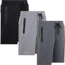 3 Pack: Men Sweat Shorts Soft Casual Cotton French Terry Fleece Lounge Gym Short picture