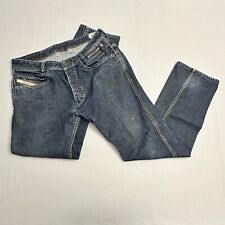 Diesel Industry Paddom Jeans Mens 34x32 Measures 34x30.5 Blue Denim Button Fly picture