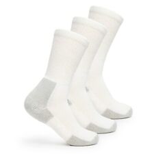thorlos Men's 1Pair Xj Max Cushion Crew Running Socks White (3 Pairs) Medium picture